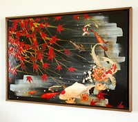 Image 3 of Original Canvas - Koi Under Maple - 90cm x 60cm