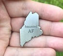 Image 2 of The Skelton Crew Collection: States of Unrest Maine Haunted AF pin! 