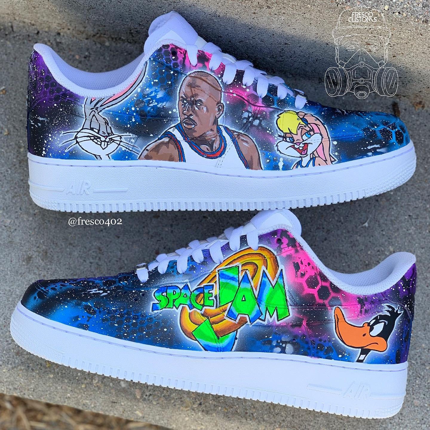 space jam air force ones