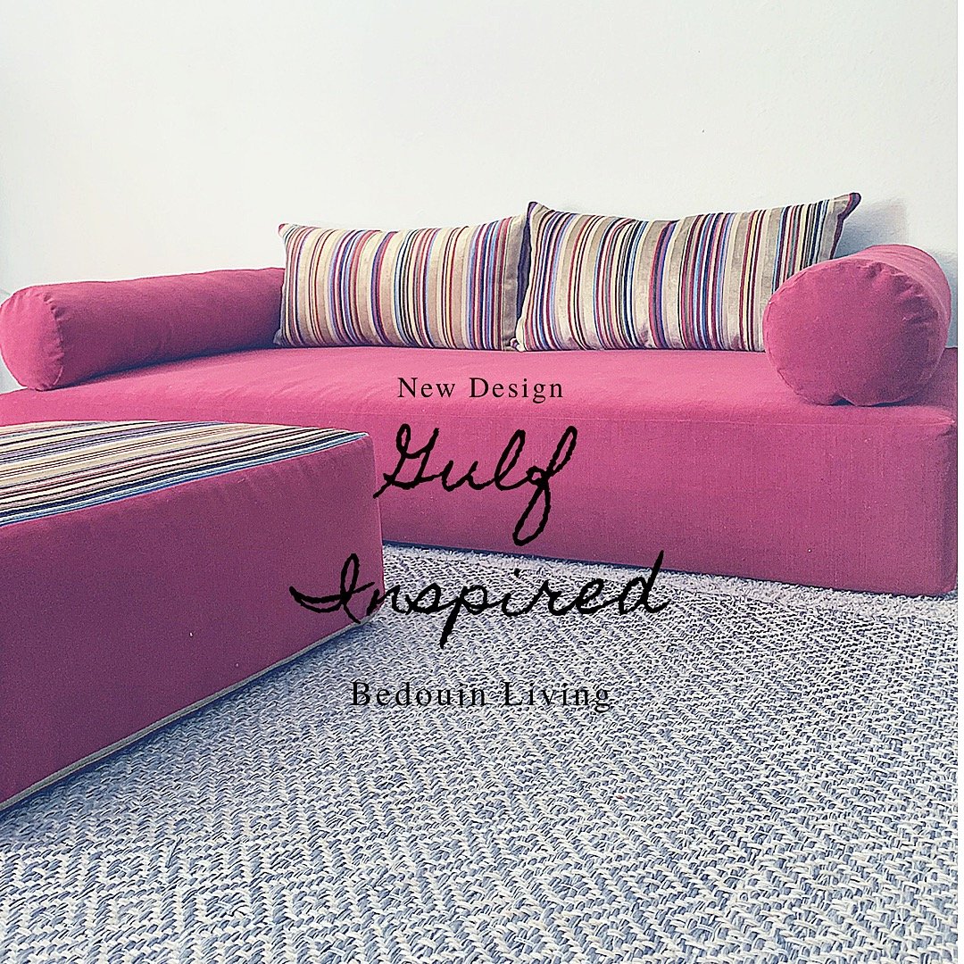 Image of Gulf Inspired Floor Sofa Set