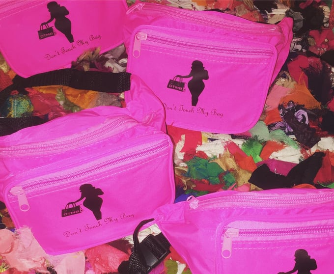 Image of DTMB fanny pack pink and black 