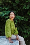 Frid Sweater LIMITED of Merino Peruvian  Wool (colour green apple)