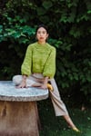 Frid Sweater LIMITED of Merino Peruvian  Wool (colour green apple)