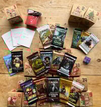 Image 3 of Magic the Gathering Advent Calendar 24 Days, 24 Packs, Sleeves, Dice, Tokens, Rares and more!