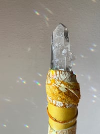 Image 4 of *new* MINI YELLOW petite crystal wand