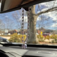 Image 2 of Light Blue & Purple Elephant Car Charm