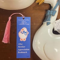 Image 2 of country kitchen goose tassled bookmark 