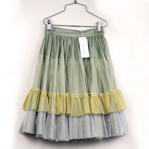 Image of Wonderland Tulle Skirt - Sage Sunflower