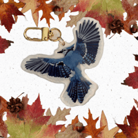 Blue Jay Keychain 