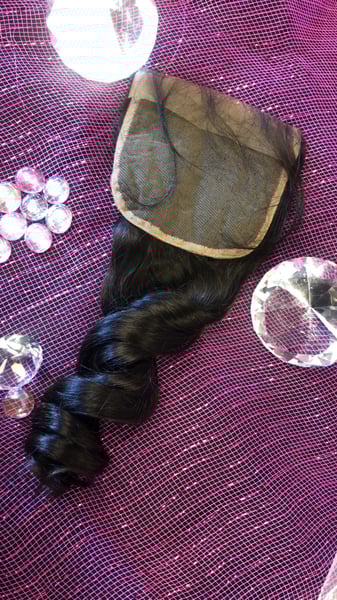 Image of Brazilian Lace Closure 5"x5" - Loose Wave 