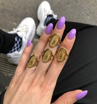 OVAL OUR LADY OF GUADALUPE RING