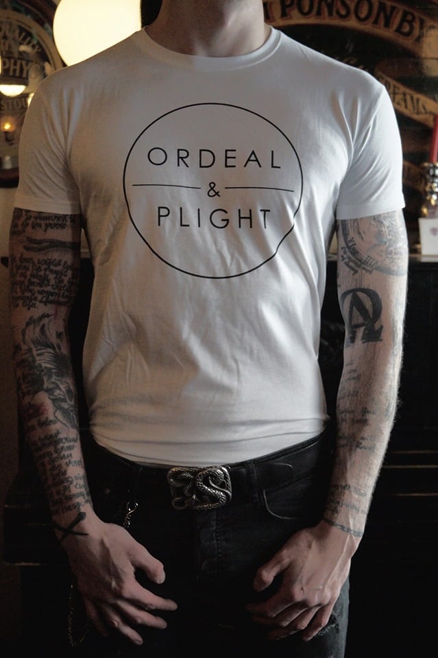 Image of Ordeal & Plight - Logo Shirt (white)