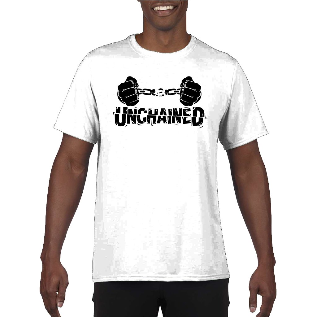 Image of Unchained Black on White