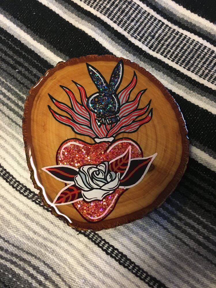 Image of Immaculate bunny heart