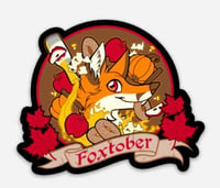 Image 2 of Foxtober Sticker