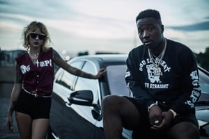 Image of GIGP$ Letterman Crew Neck (Multi Color)