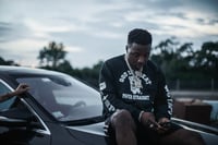 Image 4 of GIGP$ Letterman Crew Neck (Multi Color)