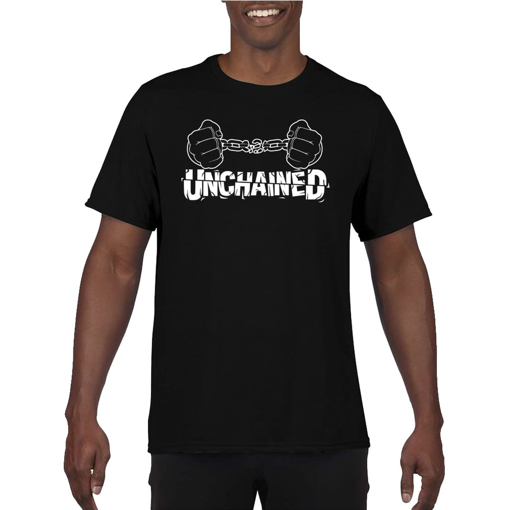 Image of Unchained White on Black 
