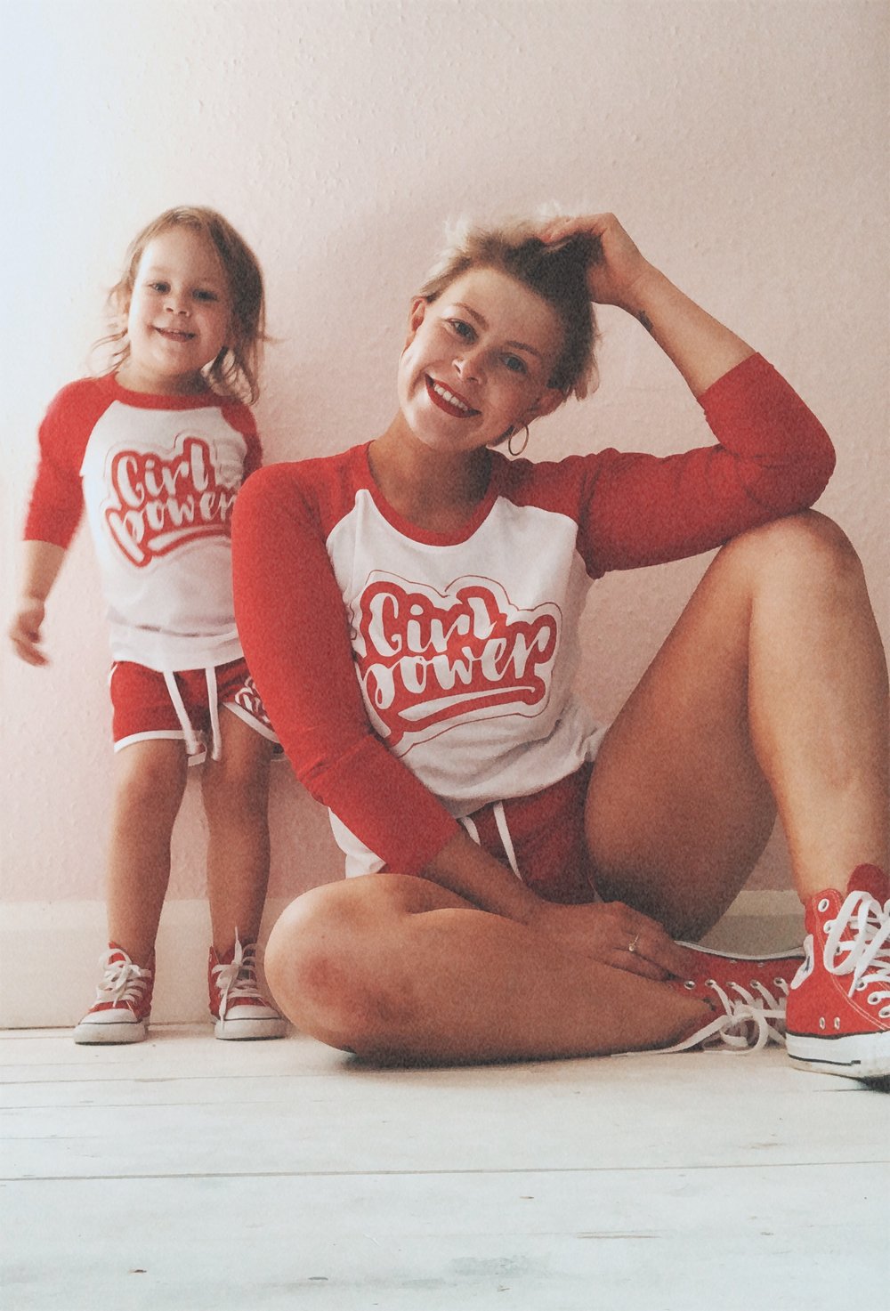 Image of Girl power retro matching sets 