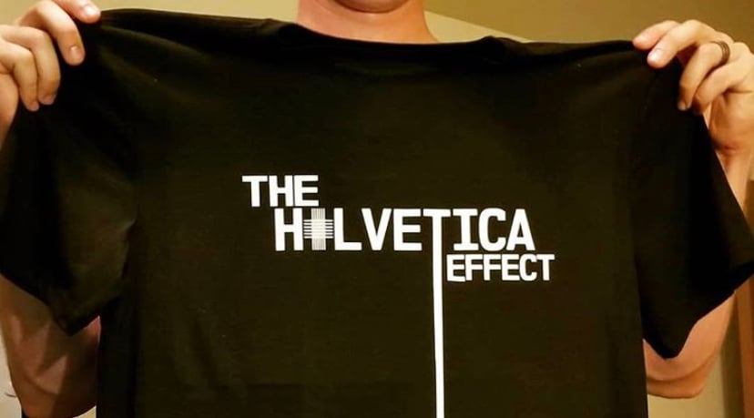 T.H.E. “Cloverfield” Logo Tee | The Helvetica Effect - Official Merch Store