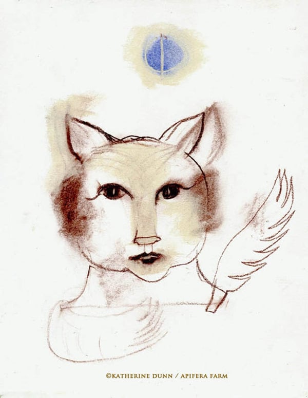 Image of Cat Wings [framed]