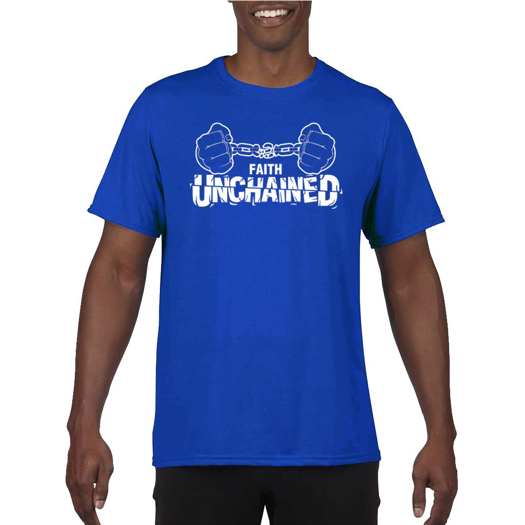 Image of Faith Unchained Blue and White