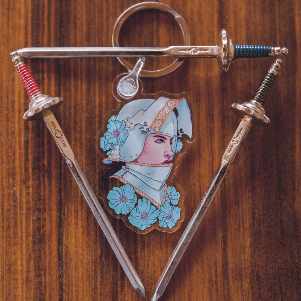 Image of Dame Evaine - Keyring