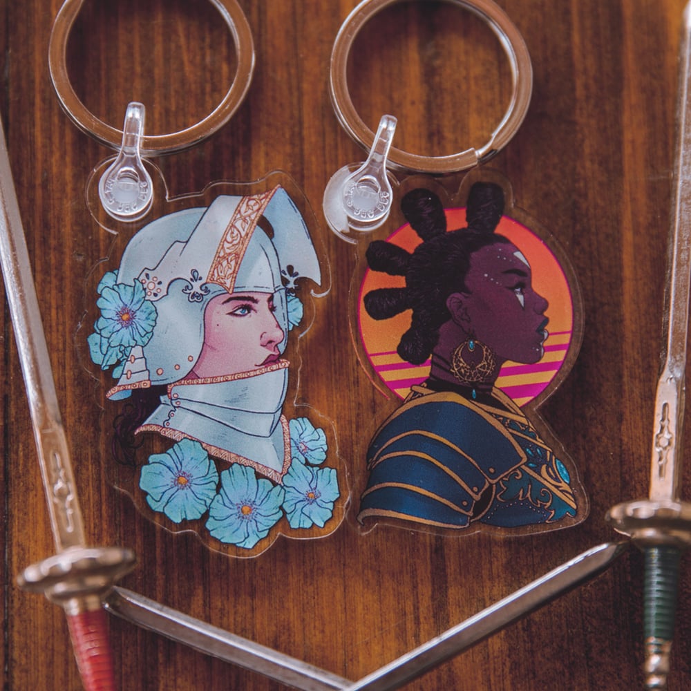 Image of Dames Duo - Keyrings