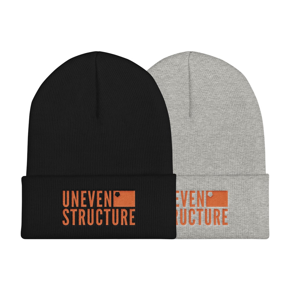 Image of 'Uneven Structure' Logo Beanie 