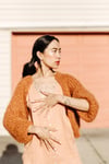 Kinikin Cardigan of Mohair + Merino Italian wool  (in colour Autumn Leaves)