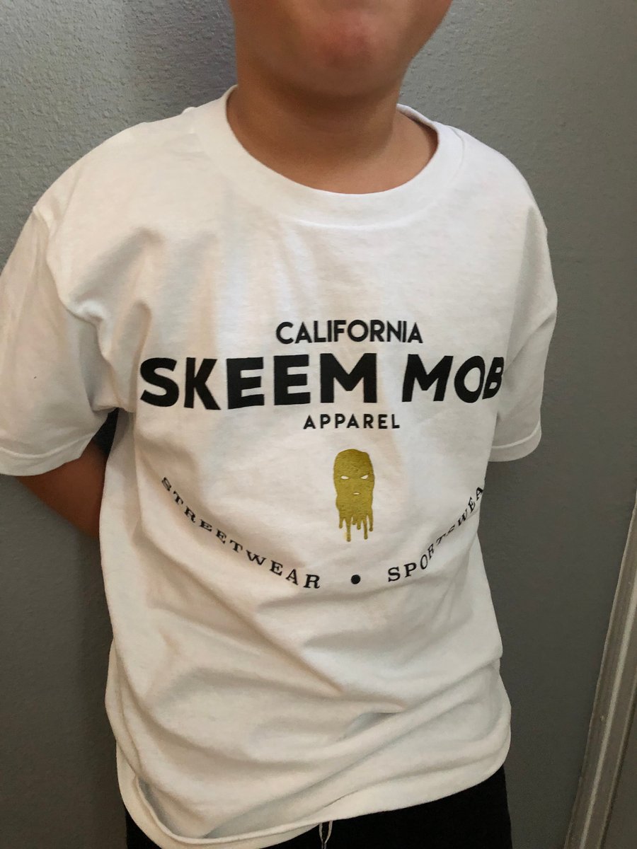 Image of White Skeemwear tees