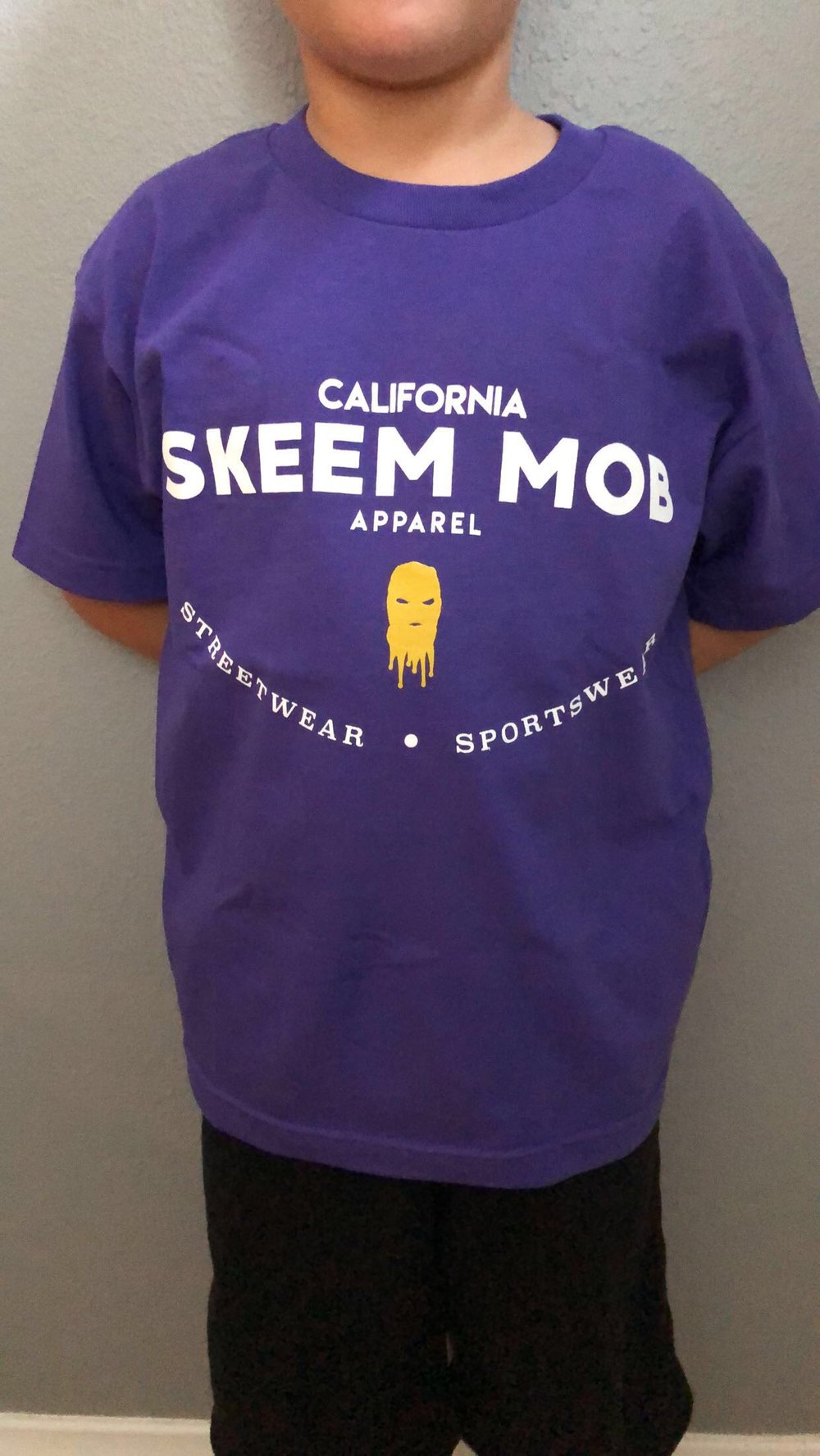 Image of Purple Skeemwear tees