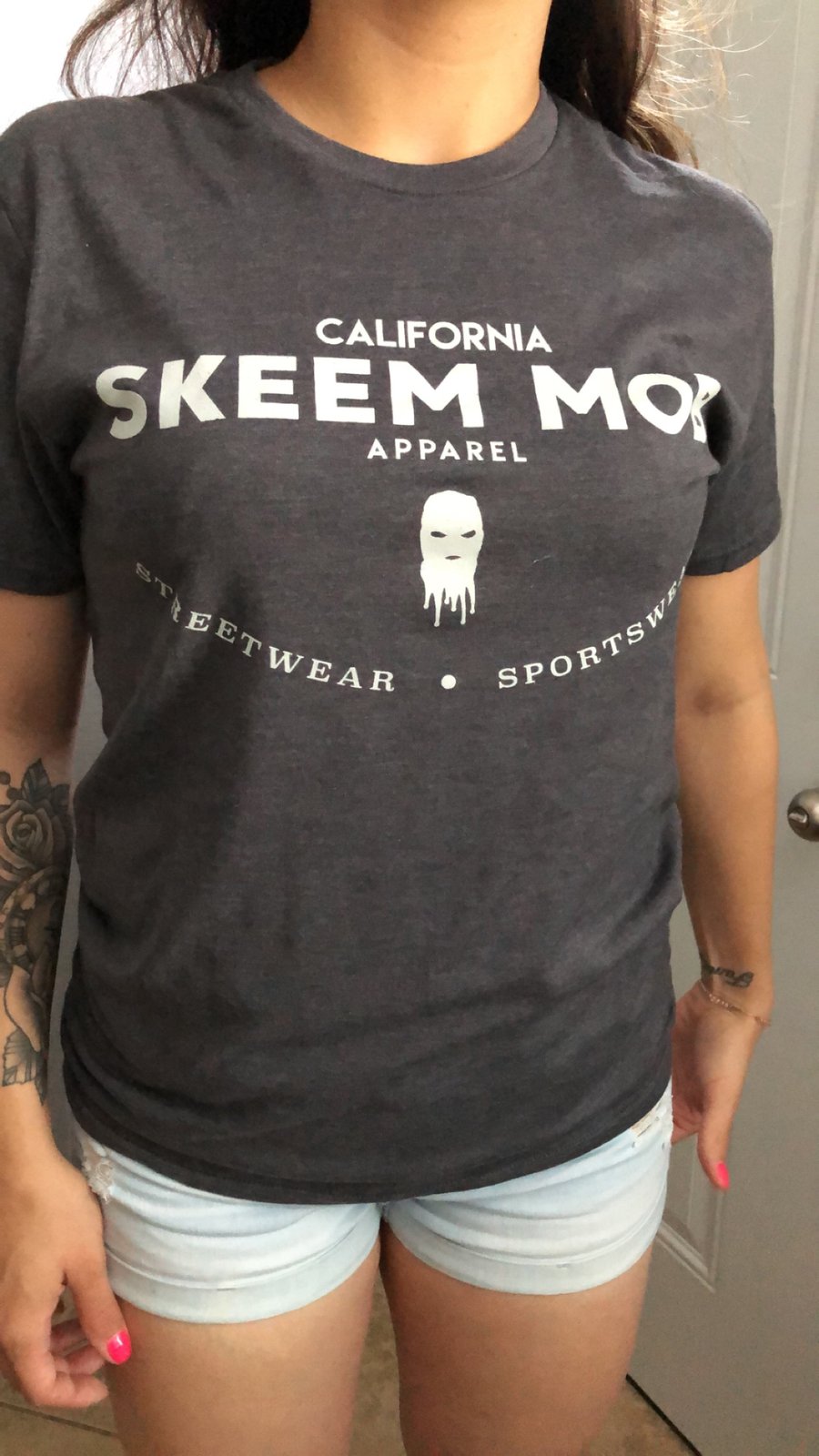 Image of Gray Skeemwear tees (Lightweight)