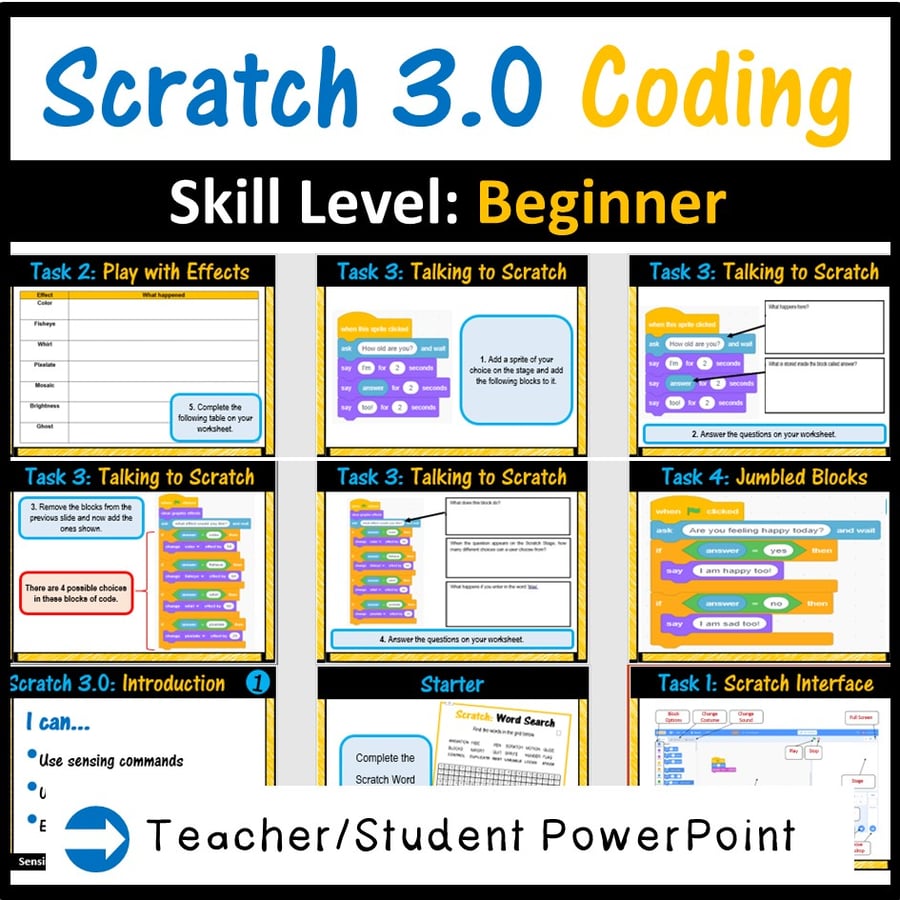 Image of Scratch Coding Online v3.0 Lesson Plans Bundle (Lifetime Updates)