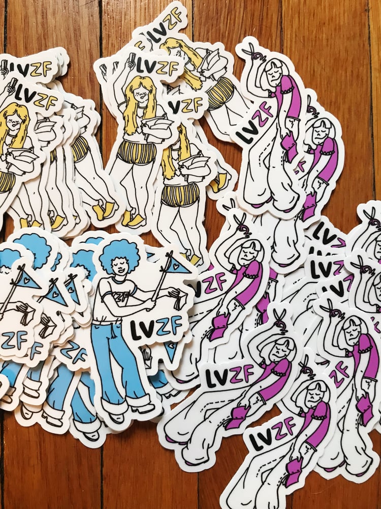 Image of LVZF Stickers