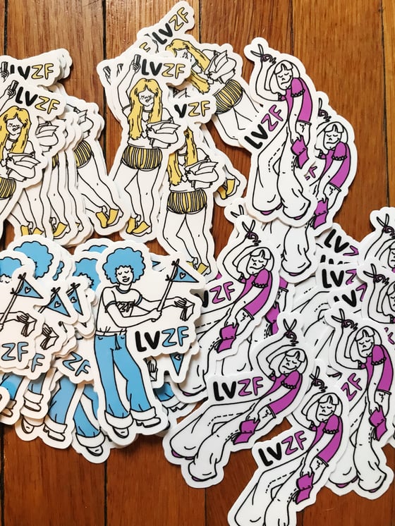 Image of LVZF Stickers