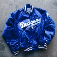 Image 1 of Original Early 90’s Starter Los Angeles Dodgers Satin Jacket.