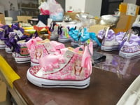 Image 3 of Barbie Toddler Girls Custom Canvas Shoes