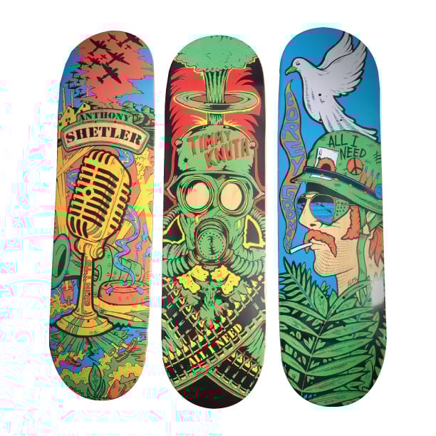 Original Wartime Series skateboards