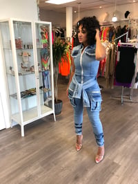 Denim Jumpsuit 