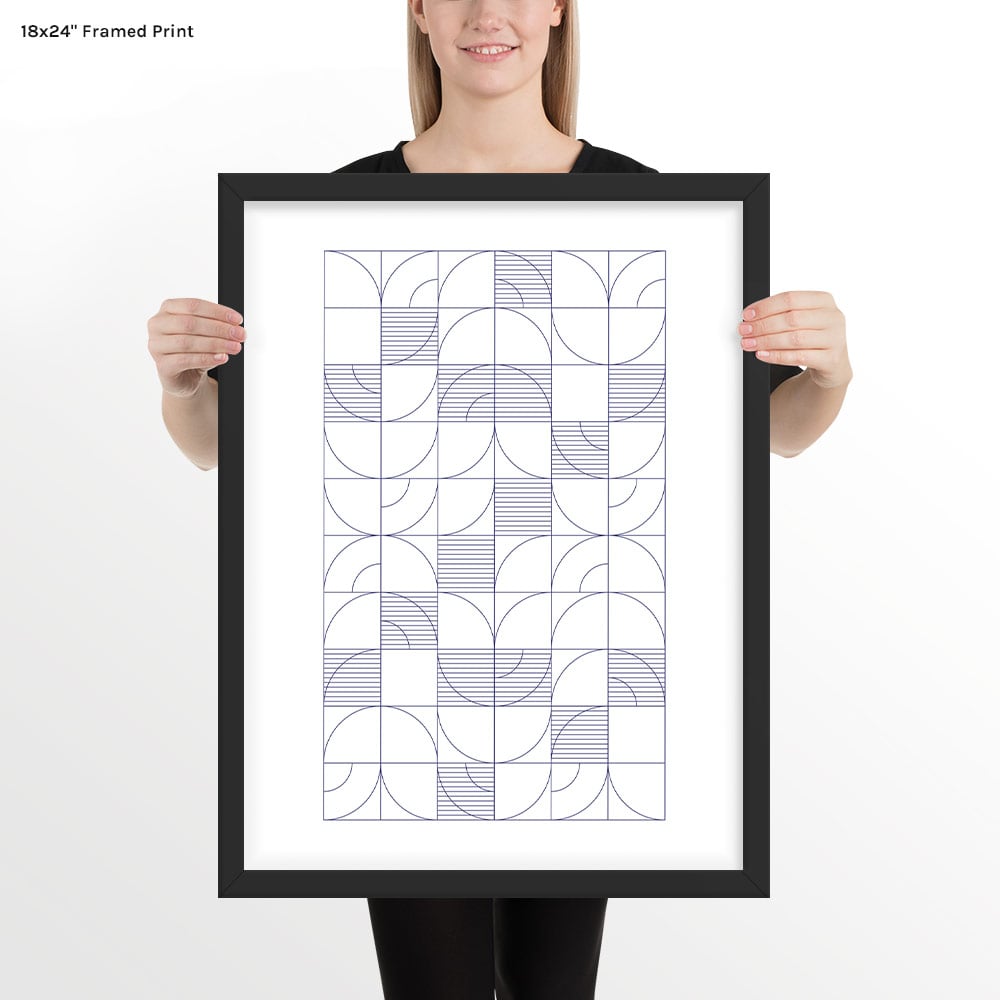 Image of Geometric Harvest Art Print