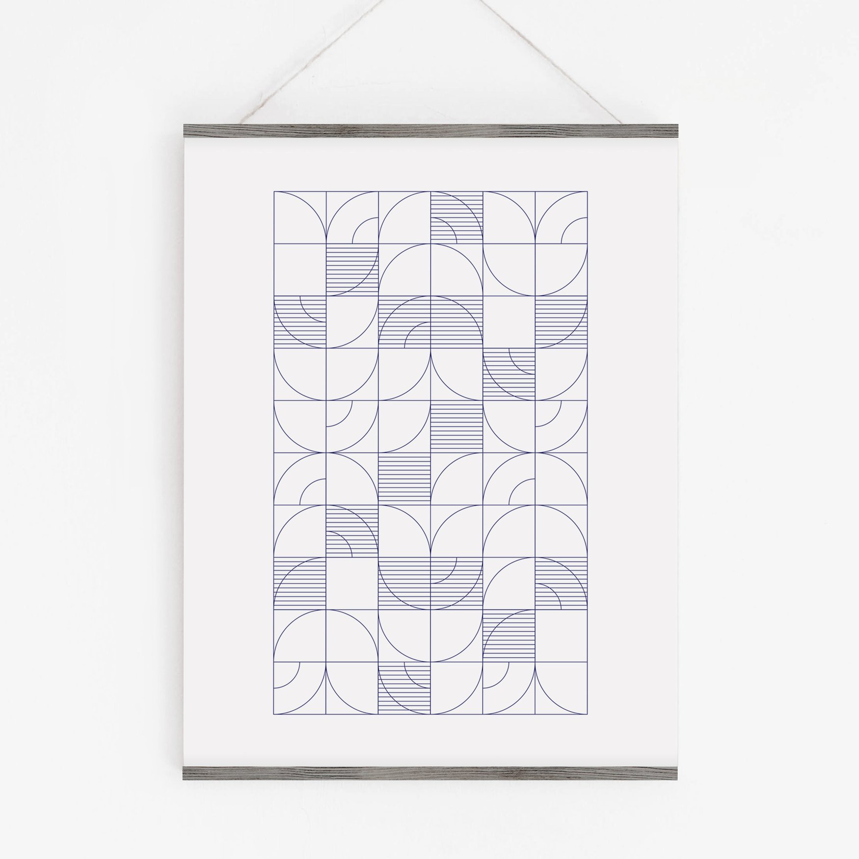 Image of Geometric Harvest Art Print