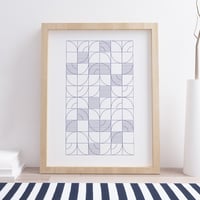 Image 1 of Geometric Harvest Art Print