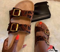 Image 4 of "Luckie" Leopard buckle slides 