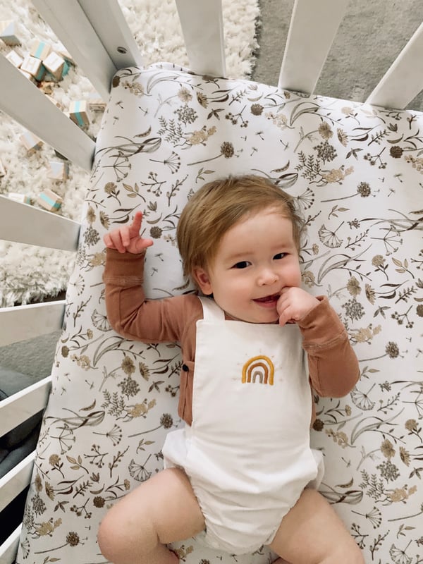 Image of Golden Rainbow Romper 