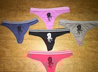 Image 2 of Drippy KüTz Striped Thongs 