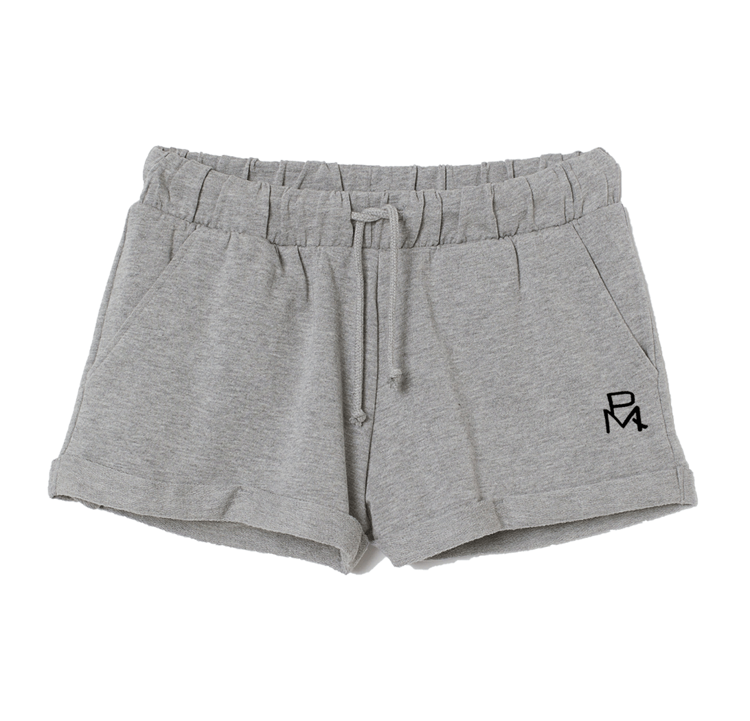 gray sweat shorts womens