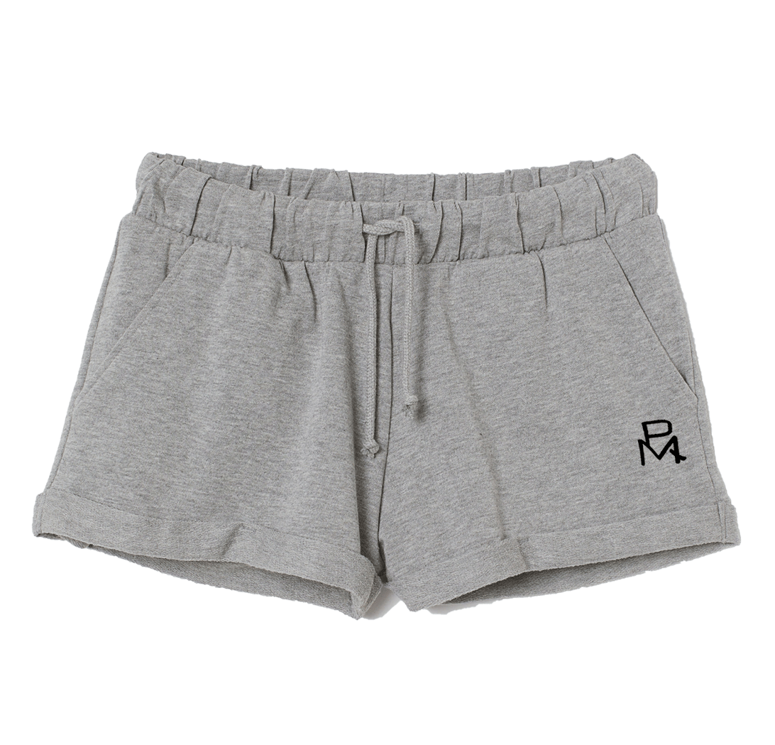 gray sweat shorts women