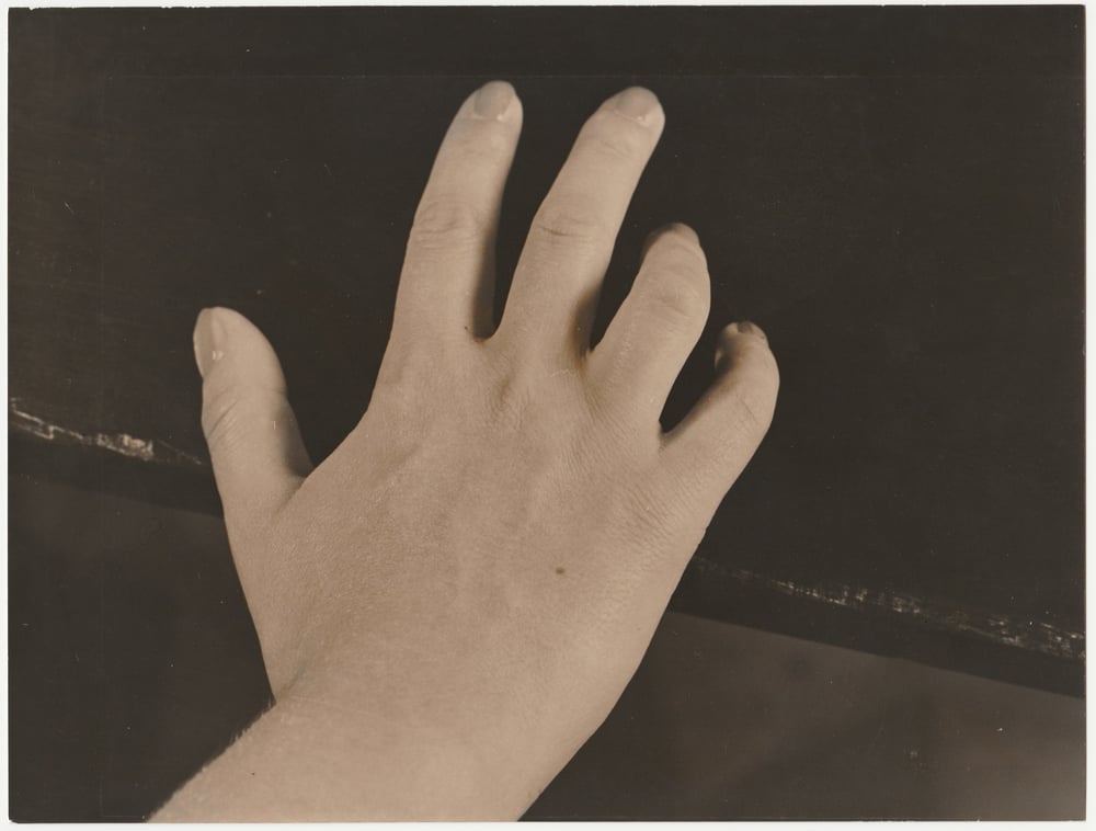 Image of Aldo Palazzi editore: 'Mani', female hand, 1961