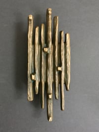 Image 1 of  Large Brutalist Bronze Door Handle, Mid-20th Century European